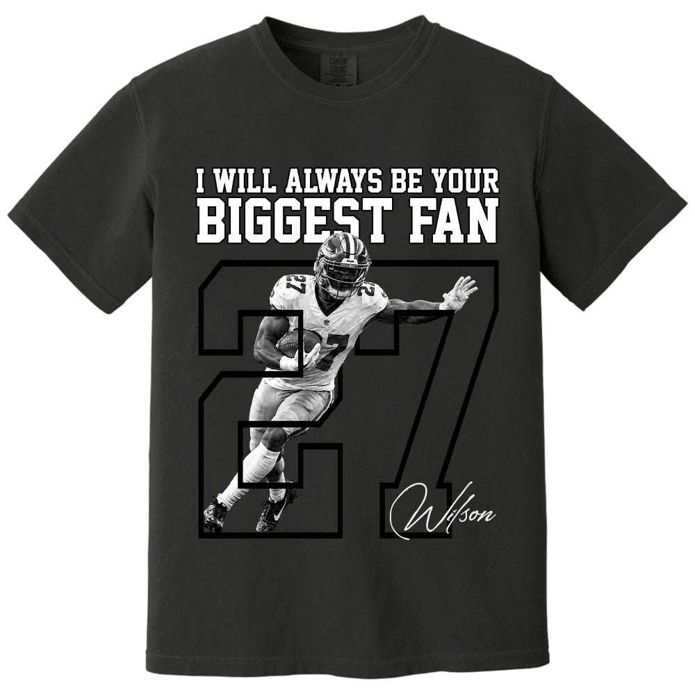 Personalized Washed Tee Custom American Football Players Sport Family NA04 T24