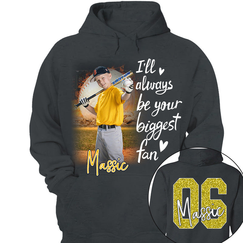 I'll Be Your Biggest Fan Personalize Baseball Shirt For Baseball Mom Grandma Sport Family T1807 Li29