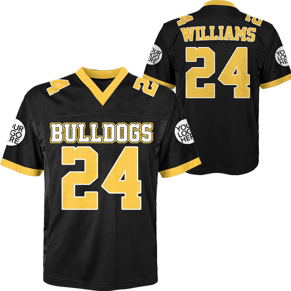 Custom Any Two Football Team, Personalized Team Name And Number Football Jersey, V-neck Short Sleeve Jersey Shirt, Football Jerseys Tu20