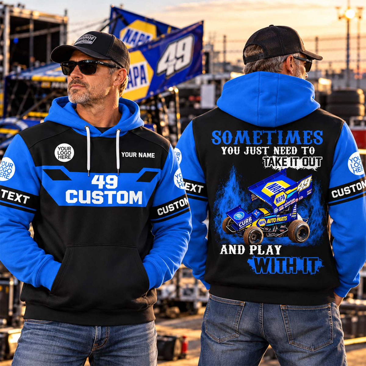 Take It Out & Play - Personalized Dirt Track Racing Photo All Over Print Shirts - Gift For Racing Fans Vrs 3 A2110 Pt99 KL07