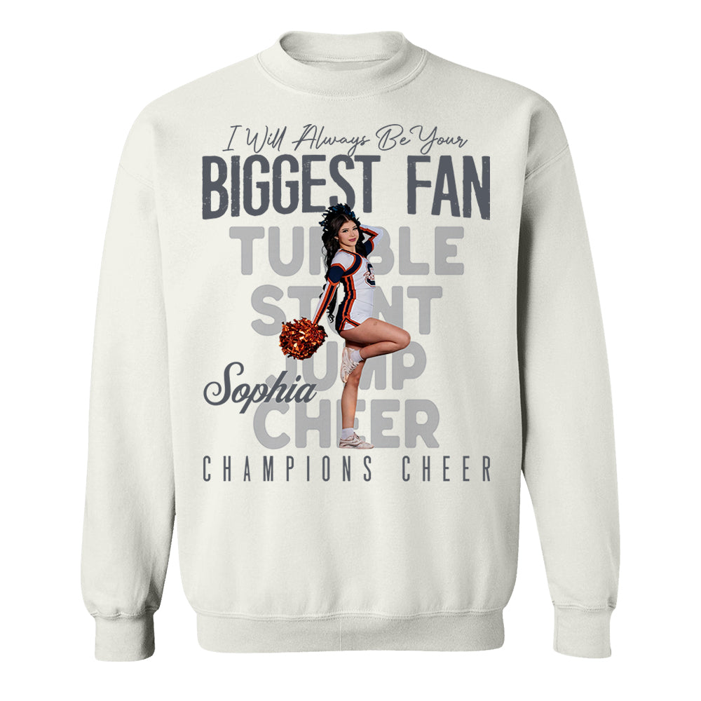 That's My Girl - Custom Photo Cheerleading Shirt - Cheerleading Mom, Dad, Family Shirt Na02 Do99