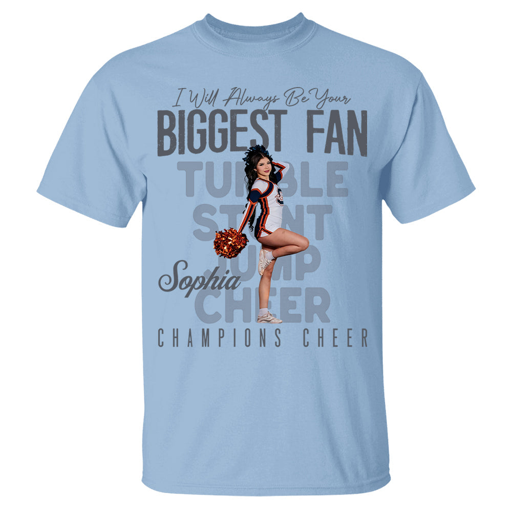 That's My Girl - Custom Photo Cheerleading Shirt - Cheerleading Mom, Dad, Family Shirt Na02 Do99