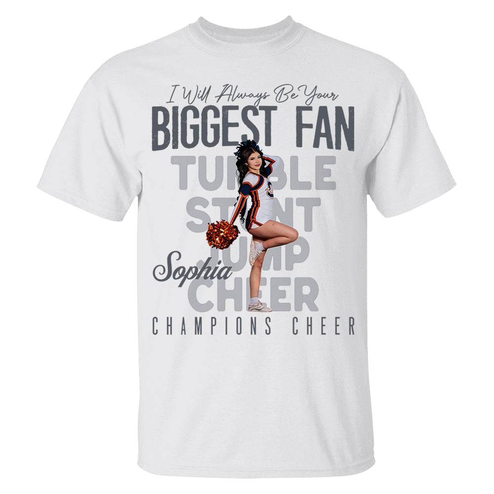 That's My Girl - Custom Photo Cheerleading Shirt - Cheerleading Mom, Dad, Family Shirt Na02 Do99