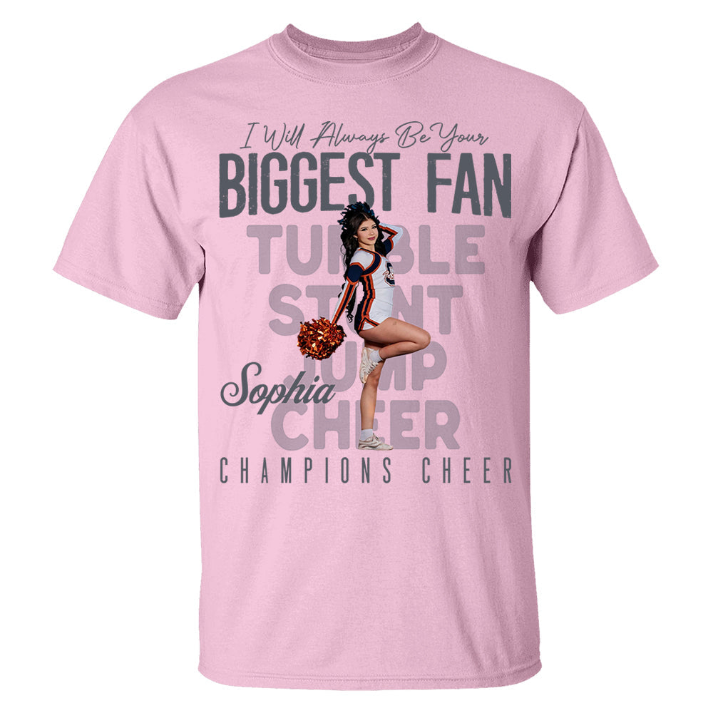 That's My Girl - Custom Photo Cheerleading Shirt - Cheerleading Mom, Dad, Family Shirt Na02 Do99