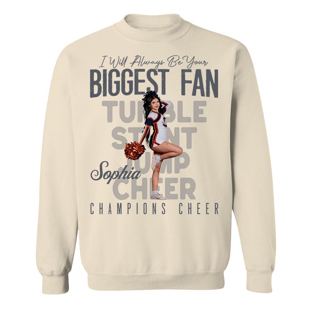 That's My Girl - Custom Photo Cheerleading Shirt - Cheerleading Mom, Dad, Family Shirt Na02 Do99