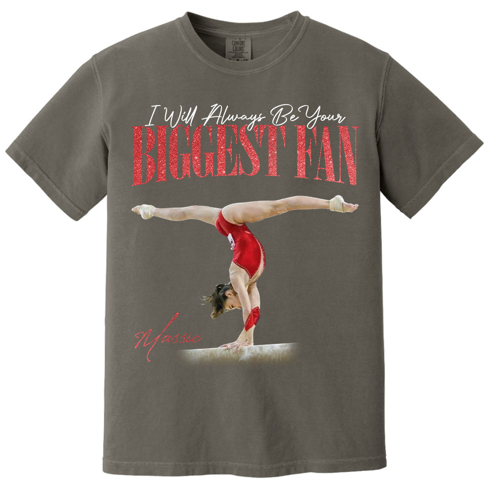 Custom Photo Gymnast Shirt - Gymnastics Mom, Dad, Family Shirt A2110 Pt99