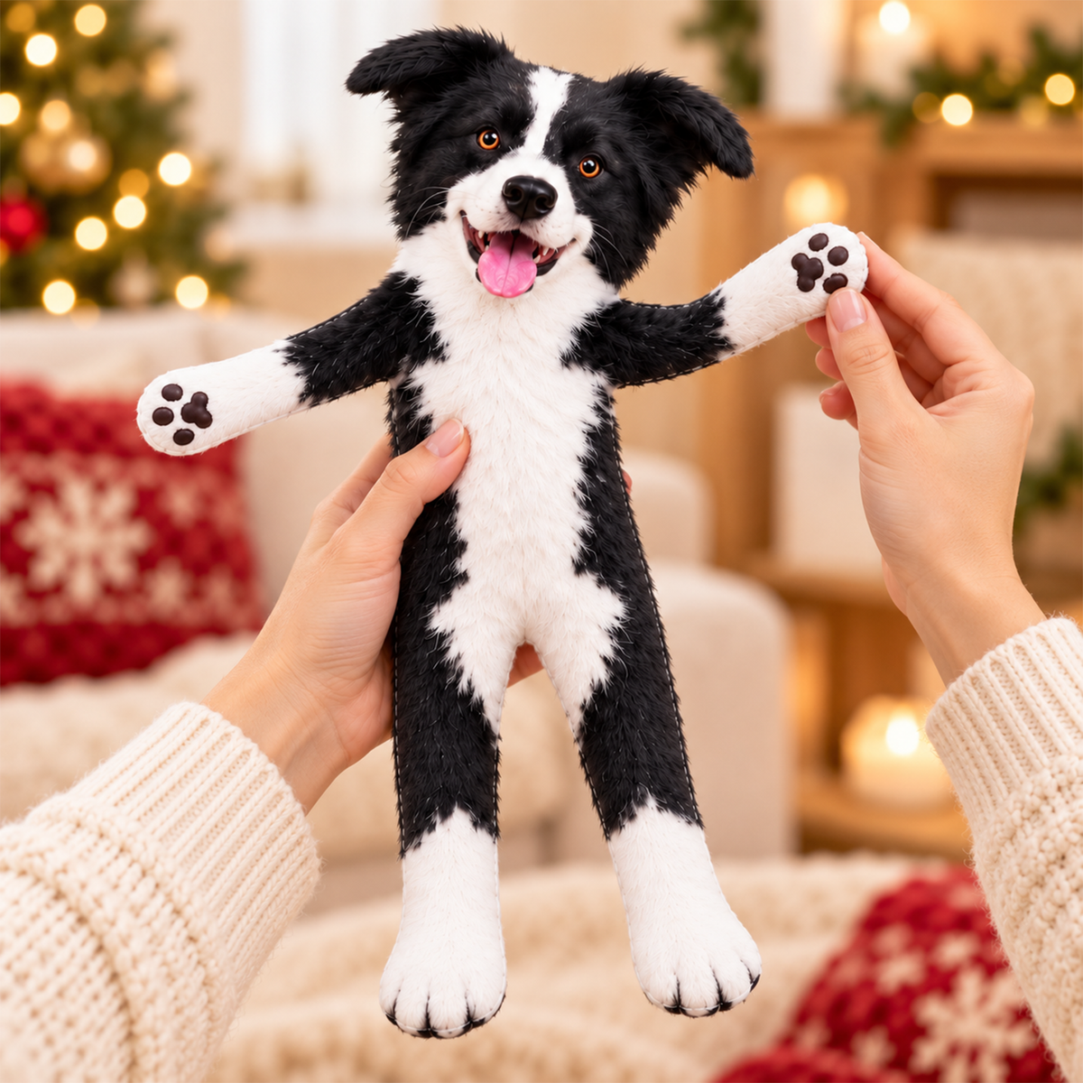 Personalized Photo Pet Squishy Toy Poseable Plush Doll, Funny Gift For Dog Mom, Dad, Cat Lover T1807 Hv01