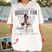 That's My Girl - Custom Photo Cheerleading Shirt - Cheerleading Mom, Dad, Family Shirt Na02 Do99