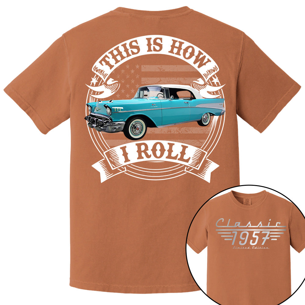 This Is How I Roll - Custom Photo Classic Car - Personalized Classic Car Year & Name Shirt A2110