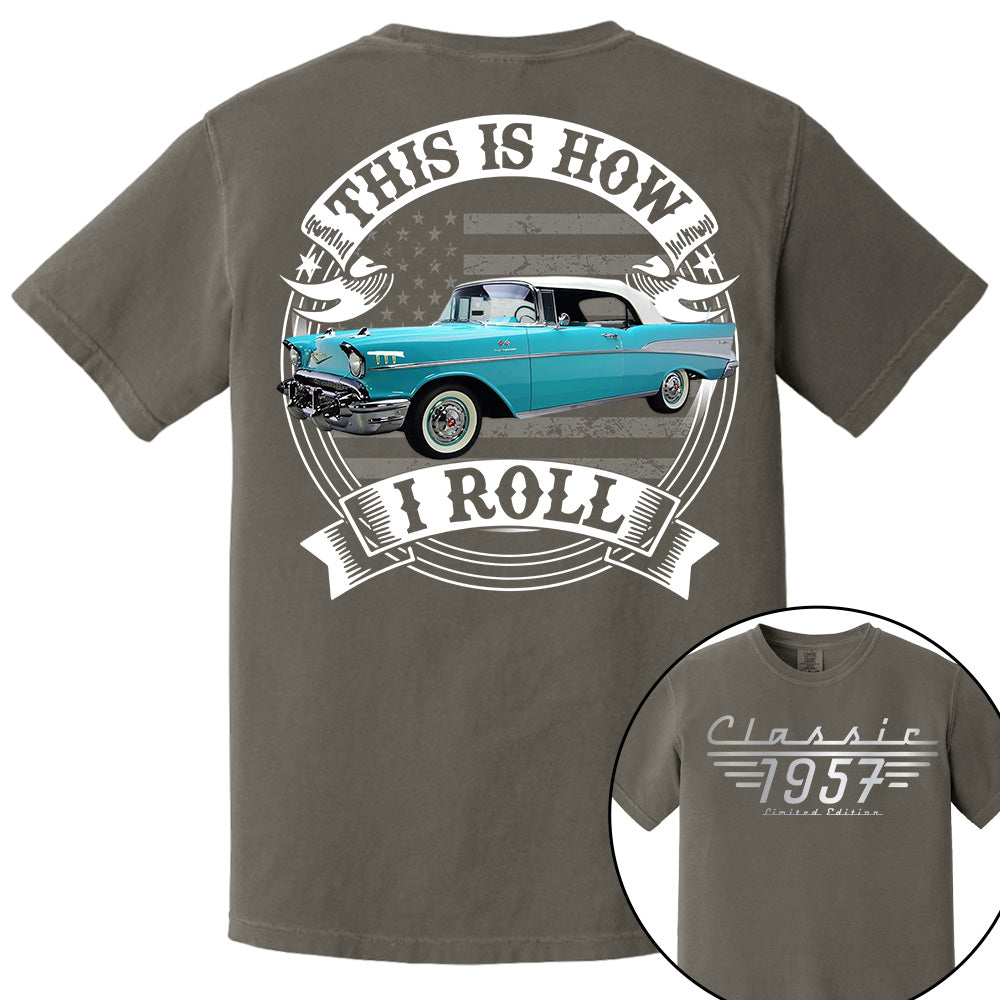 This Is How I Roll - Custom Photo Classic Car - Personalized Classic Car Year & Name Shirt A2110