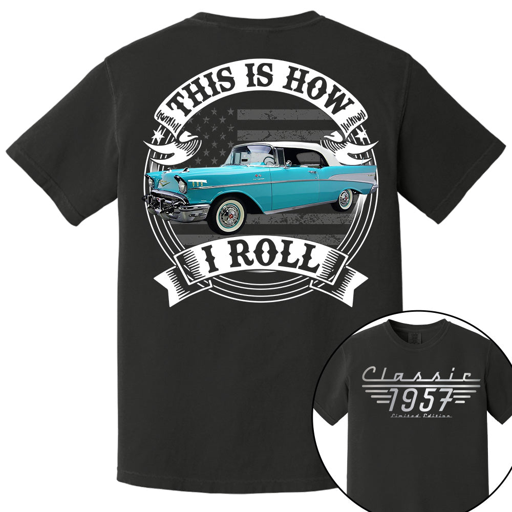 This Is How I Roll - Custom Photo Classic Car - Personalized Classic Car Year & Name Shirt A2110