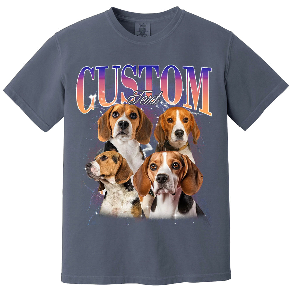 Comfort Colors Custom Bootleg Rap PET Shirt, Custom Pet, Personalized Pet Tee, Dog Bootleg Shirt, Your Own Bootleg Your Design Custom Design