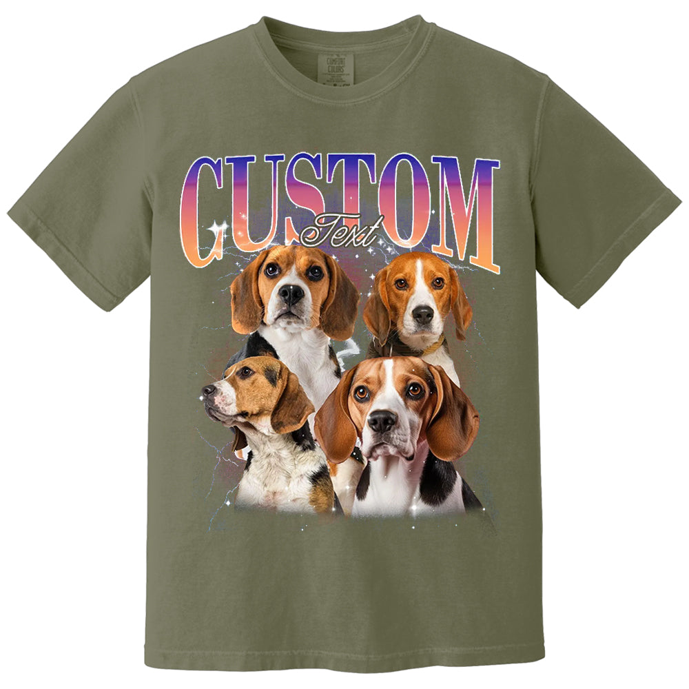 Comfort Colors Custom Bootleg Rap PET Shirt, Custom Pet, Personalized Pet Tee, Dog Bootleg Shirt, Your Own Bootleg Your Design Custom Design