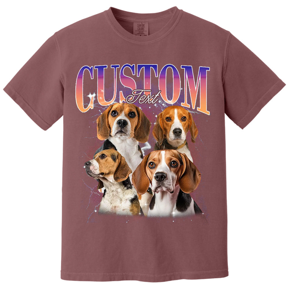Comfort Colors Custom Bootleg Rap PET Shirt, Custom Pet, Personalized Pet Tee, Dog Bootleg Shirt, Your Own Bootleg Your Design Custom Design