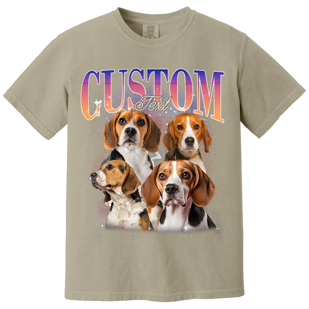 Comfort Colors Custom Bootleg Rap PET Shirt, Custom Pet, Personalized Pet Tee, Dog Bootleg Shirt, Your Own Bootleg Your Design Custom Design