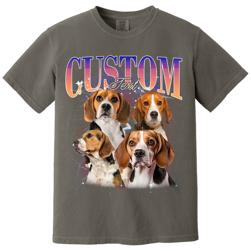 Comfort Colors Custom Bootleg Rap PET Shirt, Custom Pet, Personalized Pet Tee, Dog Bootleg Shirt, Your Own Bootleg Your Design Custom Design