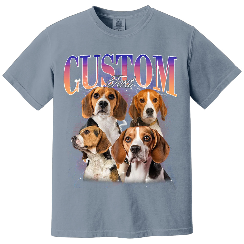 Comfort Colors Custom Bootleg Rap PET Shirt, Custom Pet, Personalized Pet Tee, Dog Bootleg Shirt, Your Own Bootleg Your Design Custom Design