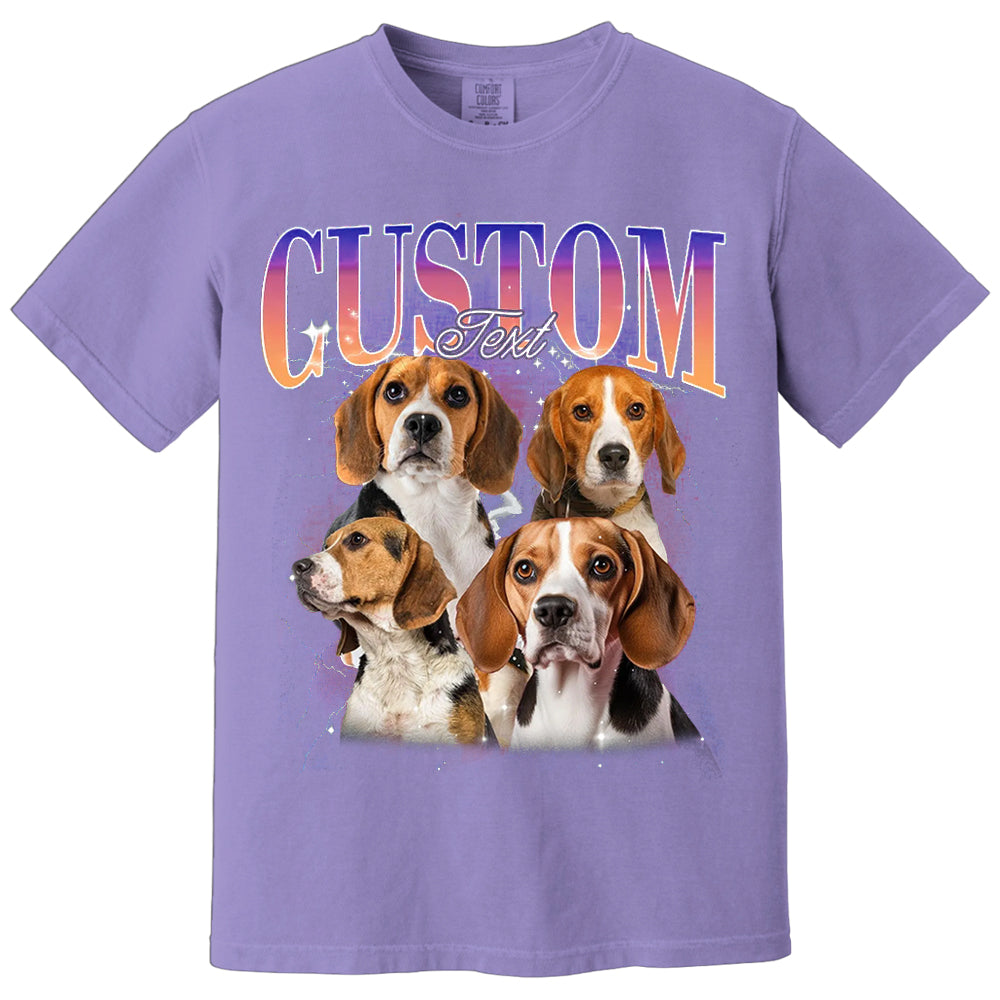Comfort Colors Custom Bootleg Rap PET Shirt, Custom Pet, Personalized Pet Tee, Dog Bootleg Shirt, Your Own Bootleg Your Design Custom Design
