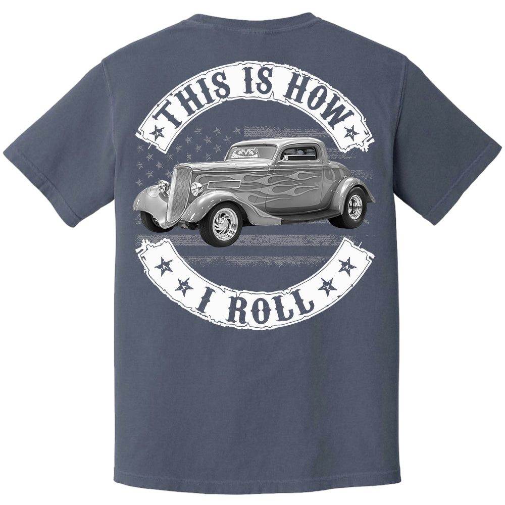 Personalized Car's Photo Shirt -  Washed Tee Retro Shirt for Car Lovers A2110 Li29