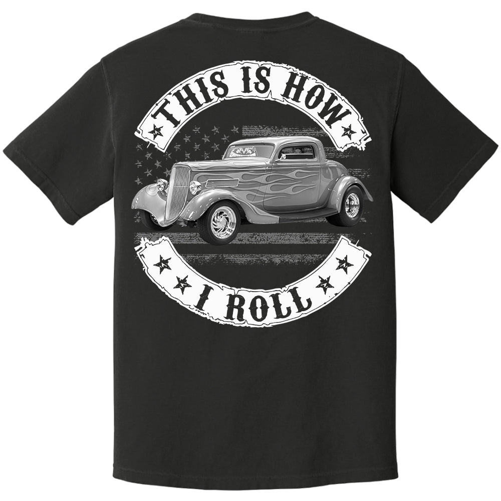 Personalized Car's Photo Shirt -  Washed Tee Retro Shirt for Car Lovers A2110 Li29
