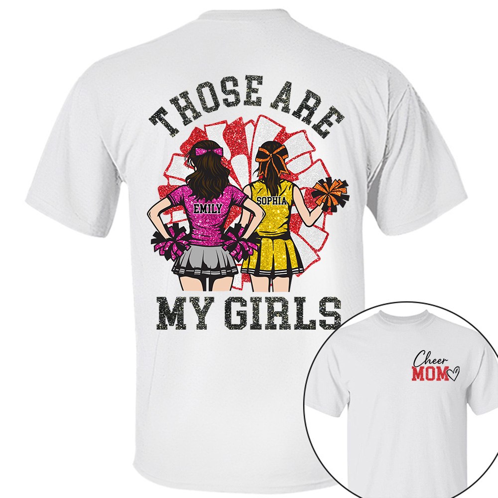 Personalized Cheer Mom Mom Shirt That's My Girl Shirt Gift For Cheerleader Family T1807