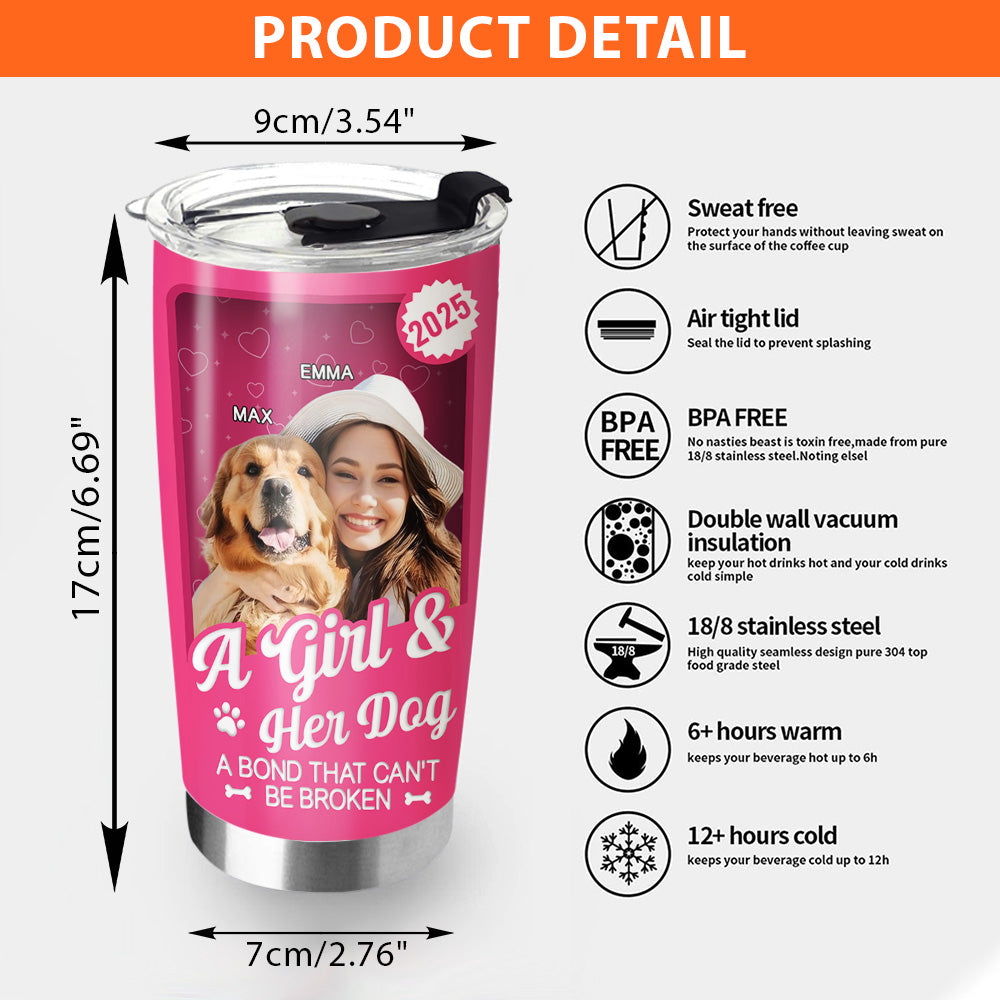 Custom Toy Box Tumbler - Personalized Birthday Gifts For Dog Lovers, Dog Dad And Mom T1807 Li29