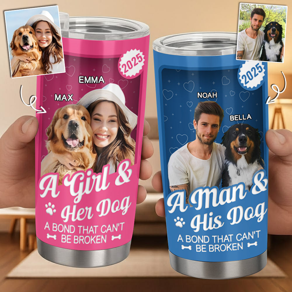 Custom Toy Box Tumbler - Personalized Birthday Gifts For Dog Lovers, Dog Dad And Mom T1807 Li29