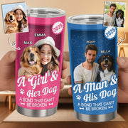 Custom Toy Box Tumbler - Personalized Birthday Gifts For Dog Lovers, Dog Dad And Mom T1807 Li29