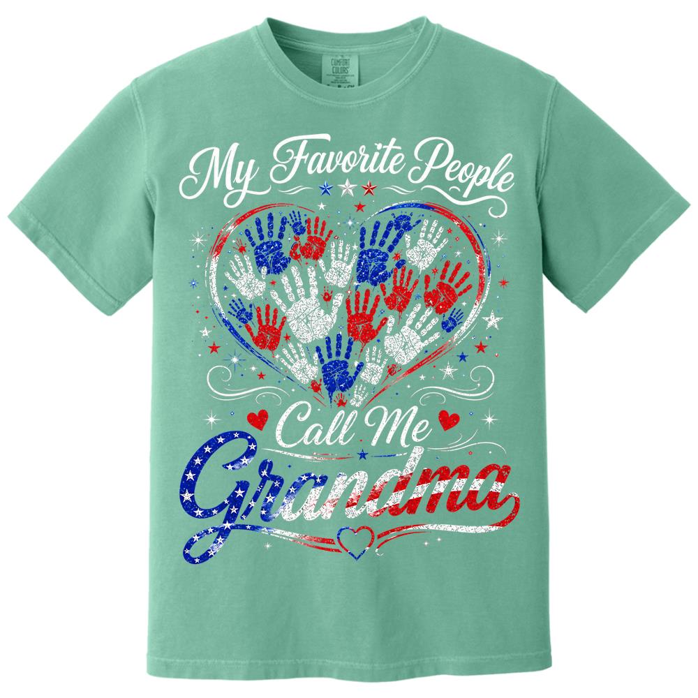 Personalized My Favorite People Call Me Grandma 250 Years American Shirt Hv01