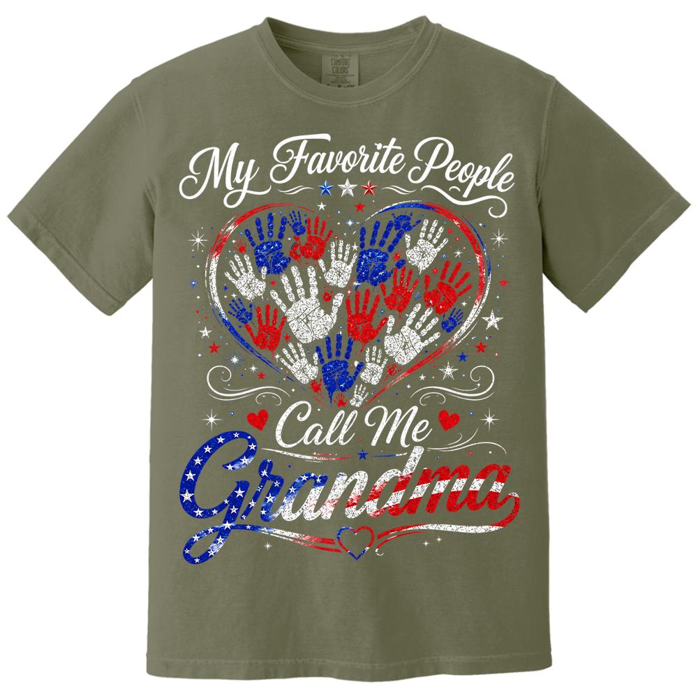 Personalized My Favorite People Call Me Grandma 250 Years American Shirt Hv01