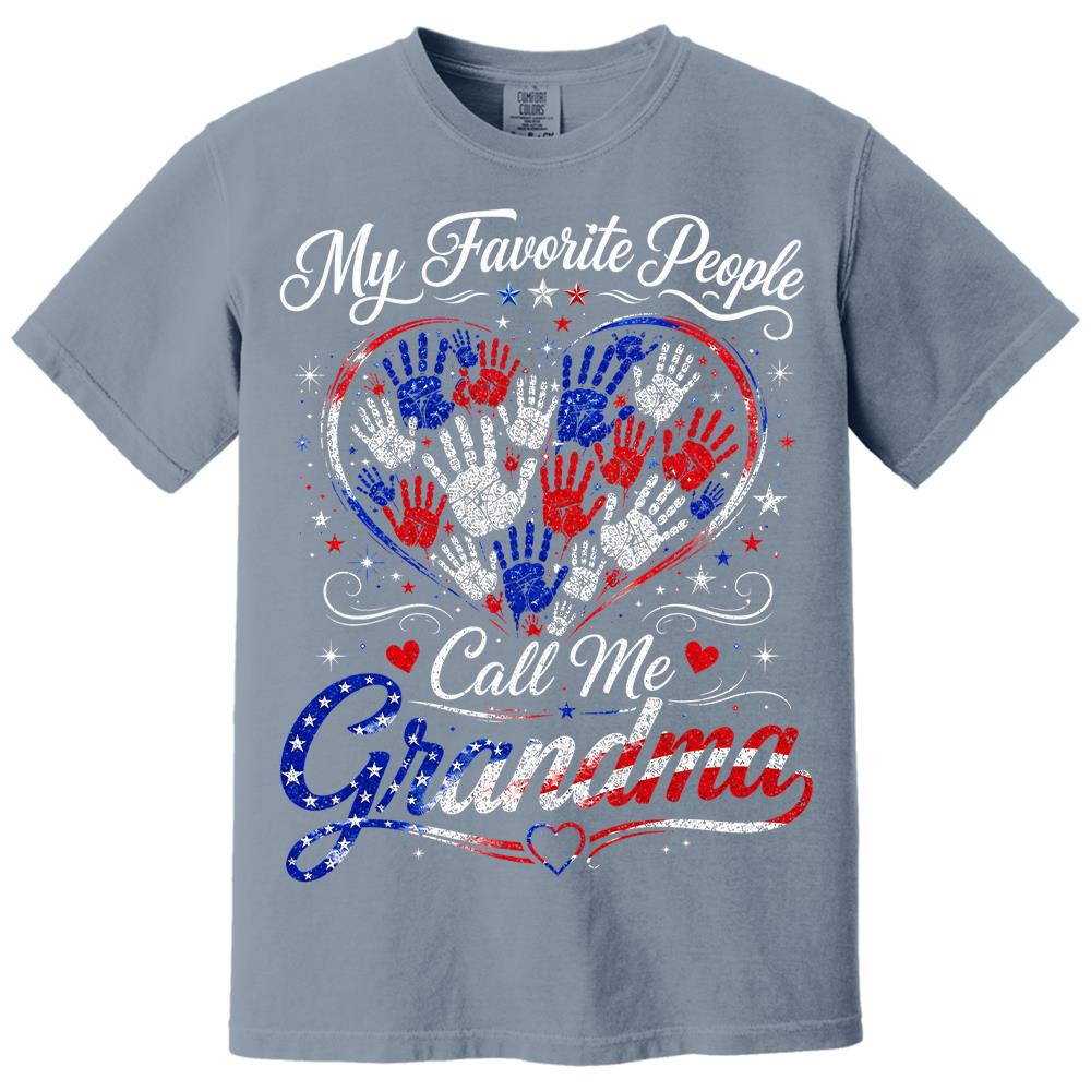 Personalized My Favorite People Call Me Grandma 250 Years American Shirt Hv01
