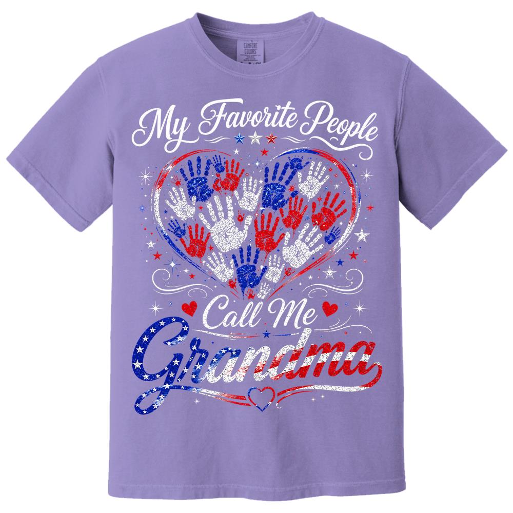 Personalized My Favorite People Call Me Grandma 250 Years American Shirt Hv01