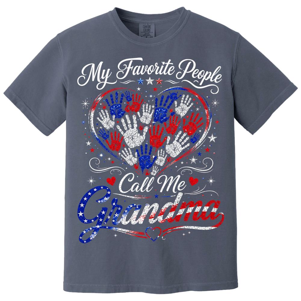 Personalized My Favorite People Call Me Grandma 250 Years American Shirt Hv01