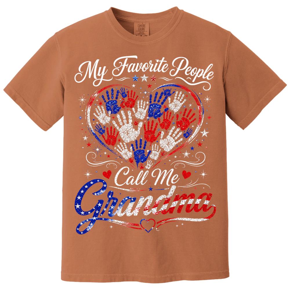 Personalized My Favorite People Call Me Grandma 250 Years American Shirt Hv01