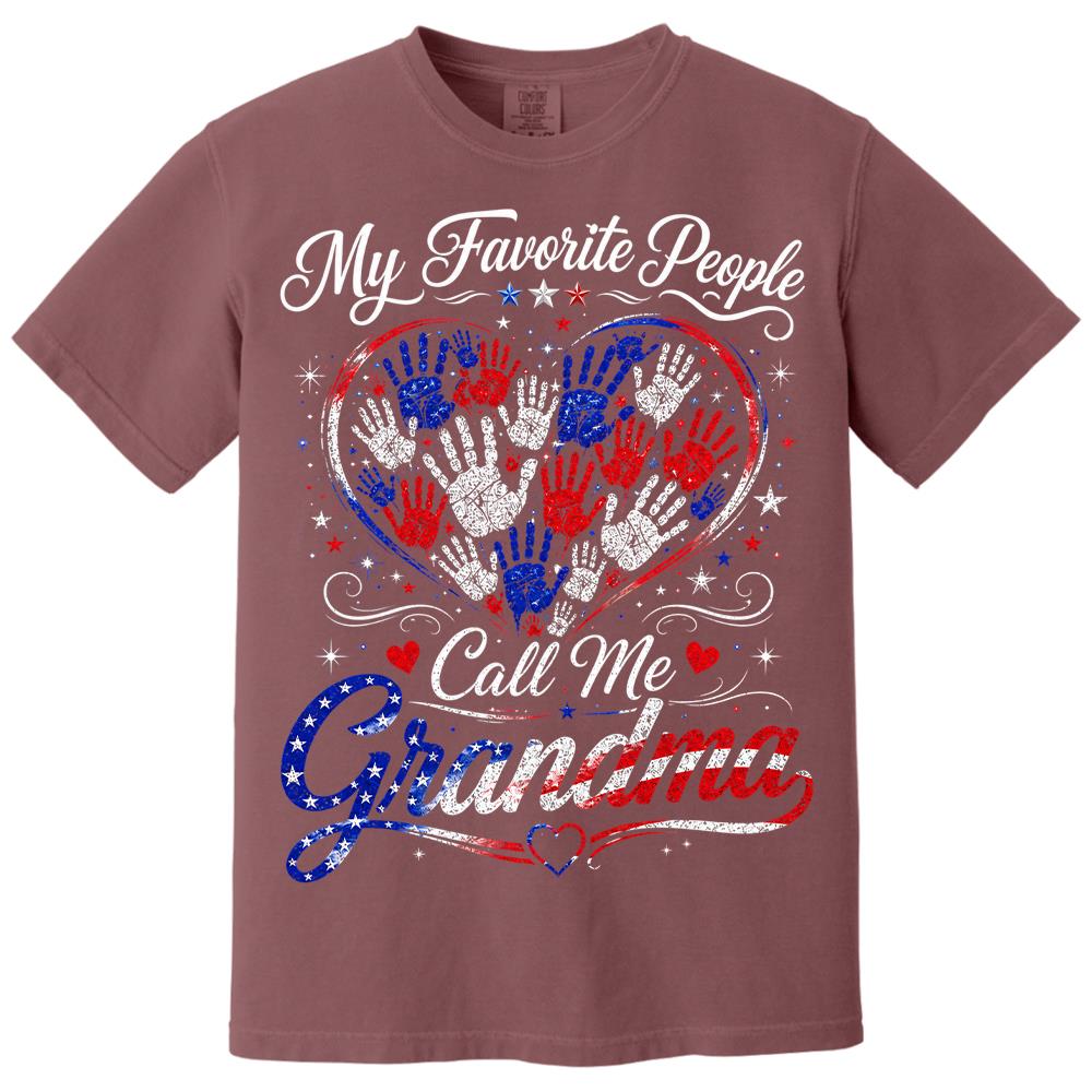 Personalized My Favorite People Call Me Grandma 250 Years American Shirt Hv01
