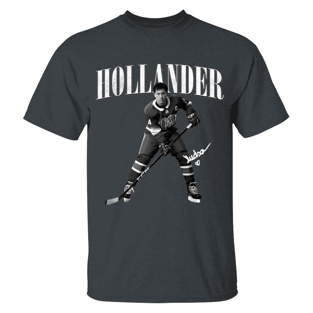 Custom Photo Ice Hockey Vintage Shirt, Hockey Tee Hv01