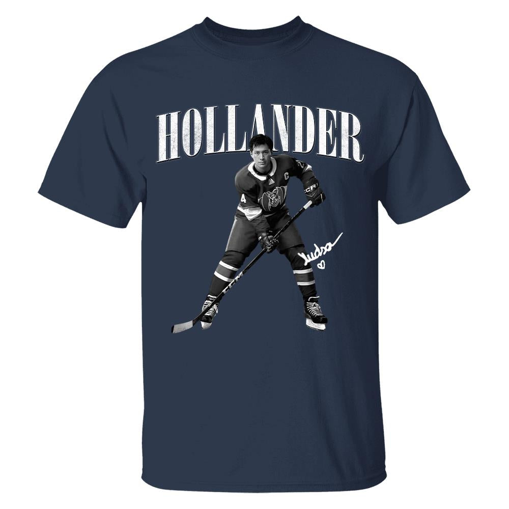 Custom Photo Ice Hockey Vintage Shirt, Hockey Tee Hv01