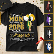 Personalized Graduation Shirts Custom Graduation Shirt Class of 2026 Family Gifts For Family Member Graduation Shirt Na02 Pt99