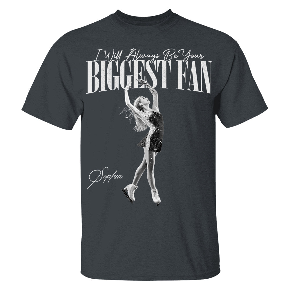 I'll Always Be Your Biggest Fan - Washed Tee Retro Bootleg Shirt For Figure Skating Na02