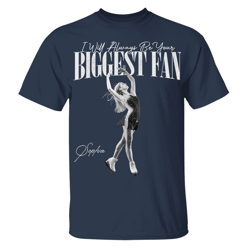 I'll Always Be Your Biggest Fan - Washed Tee Retro Bootleg Shirt For Figure Skating Na02