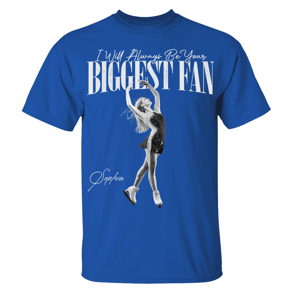 I'll Always Be Your Biggest Fan - Washed Tee Retro Bootleg Shirt For Figure Skating Na02