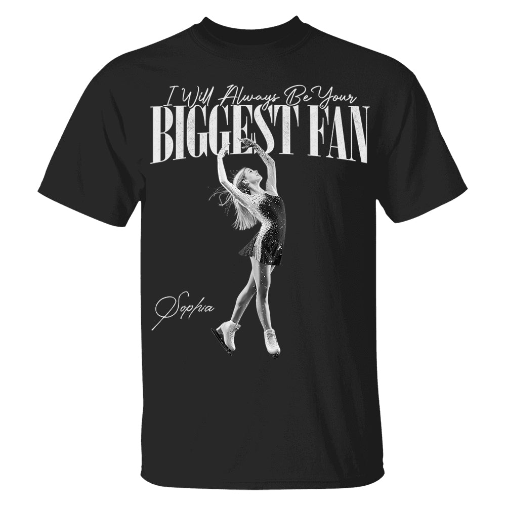 I'll Always Be Your Biggest Fan - Washed Tee Retro Bootleg Shirt For Figure Skating Na02
