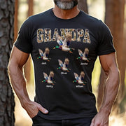 Grandpa Hunting Camo Mallard Duck Personalized Shirt For Grandpa Hv01