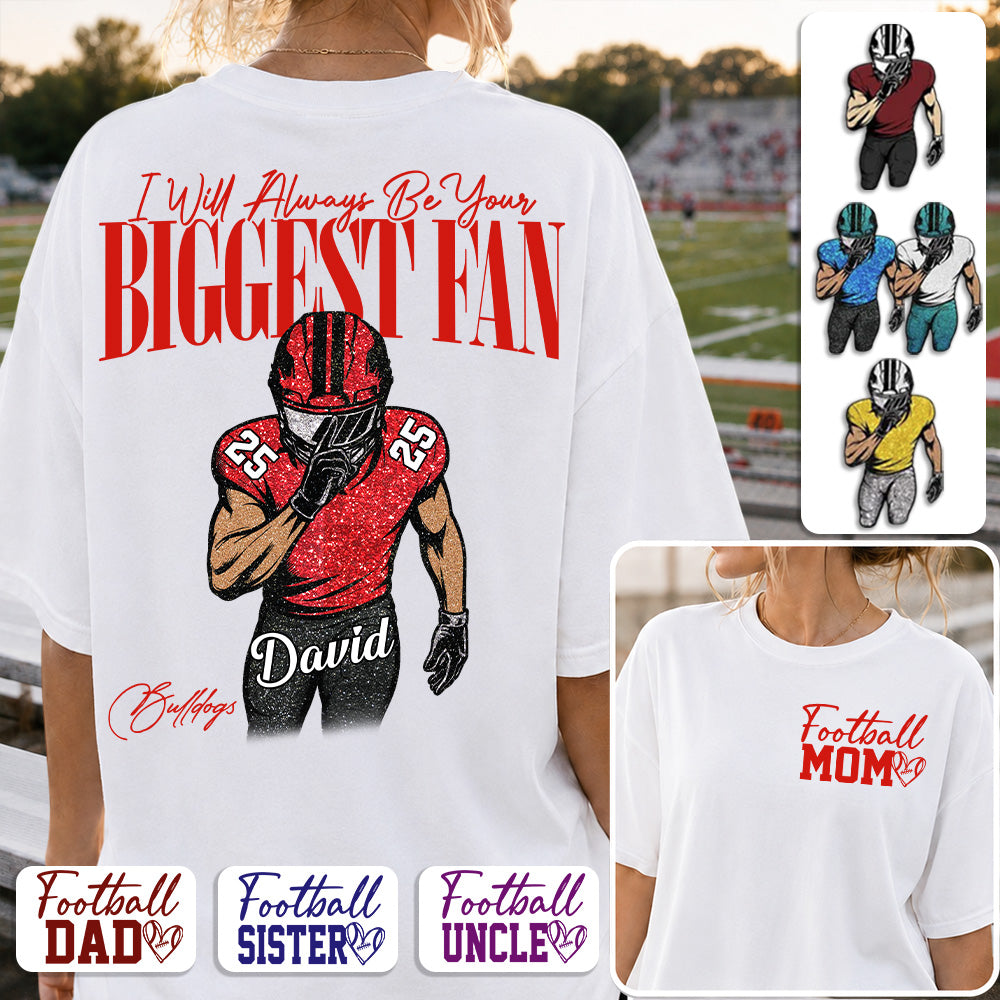 I'll Always Be Your Biggest Fan - Washed Tee Retro Bootleg Shirt For Football Players Na02 Hv01