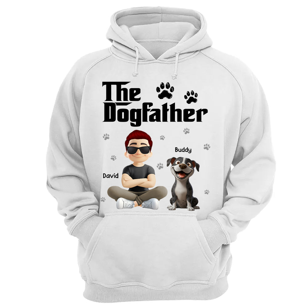 The Dogfather Dogmother - Personalized Shirt - Gift For Dog Lovers T1807 Hv01