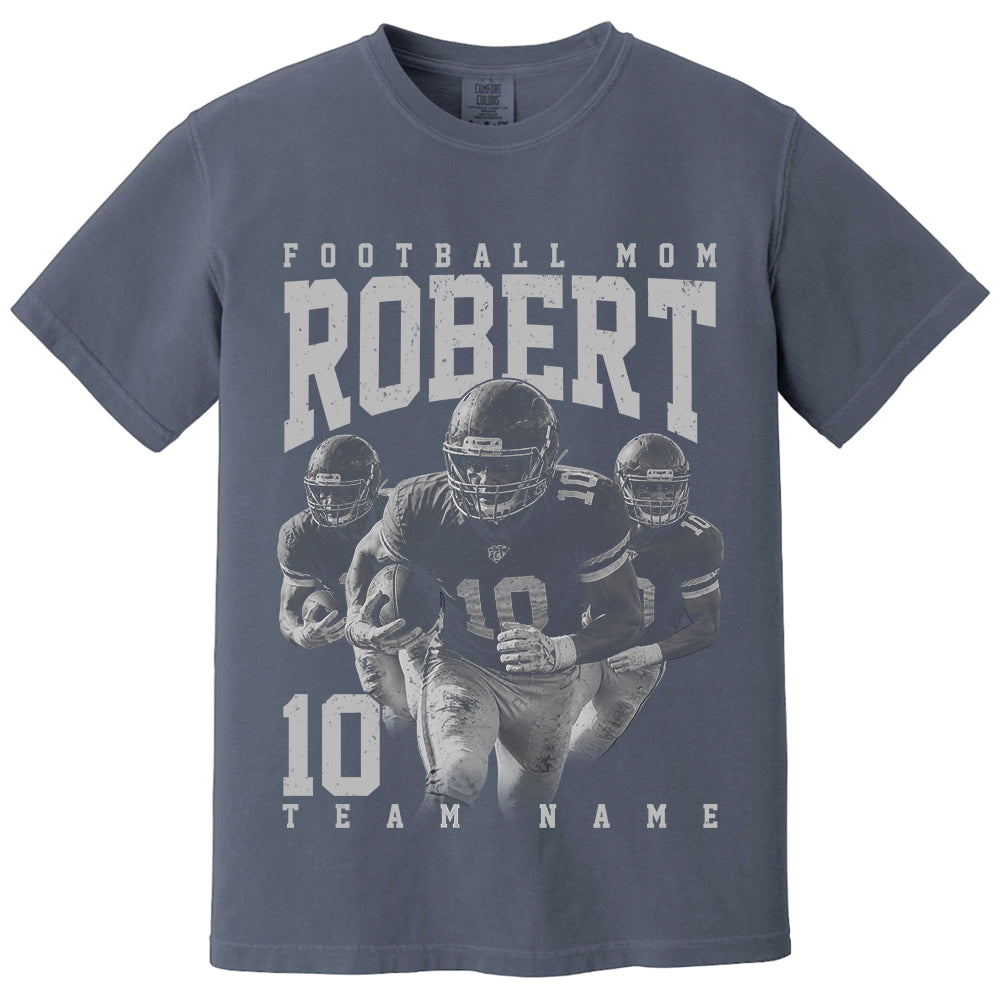 Football Lover - Personalized Washed Tee Custom Sport Players American Football Family NA04 VH01