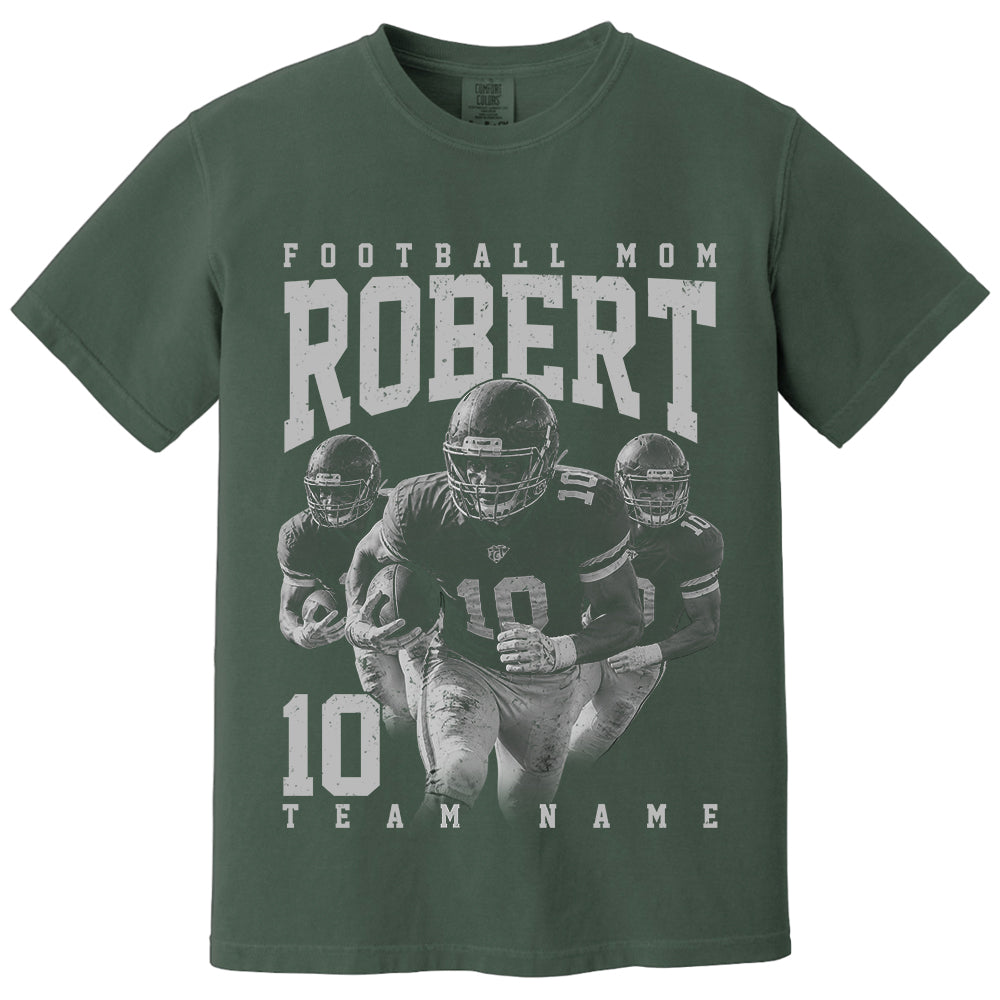Football Lover - Personalized Washed Tee Custom Sport Players American Football Family NA04 VH01