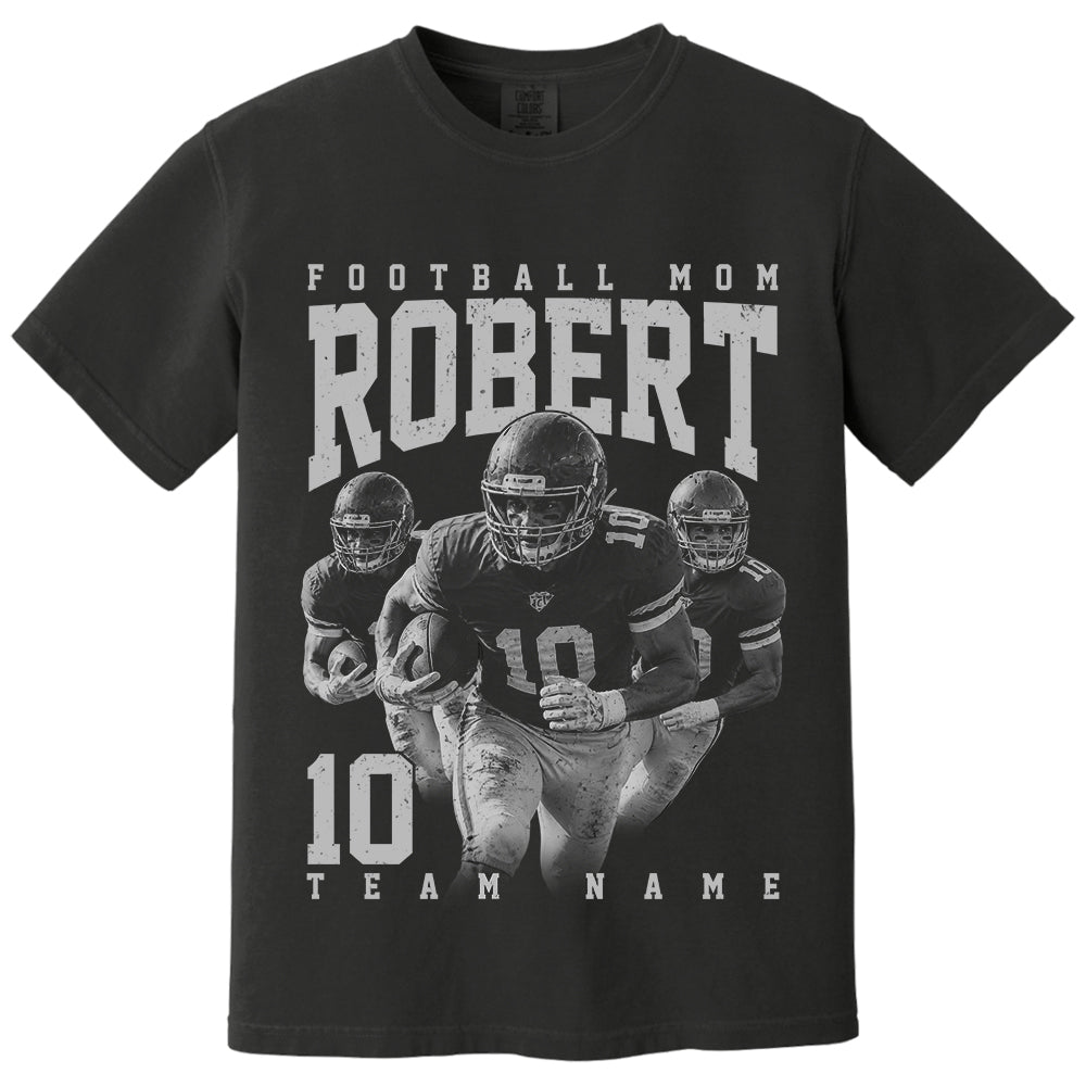 Football Lover - Personalized Washed Tee Custom Sport Players American Football Family NA04 VH01