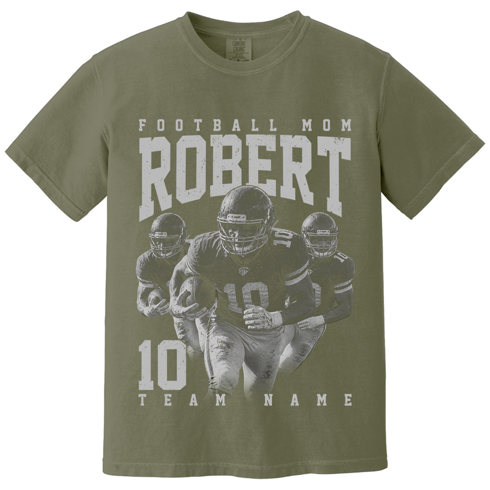 Football Lover - Personalized Washed Tee Custom Sport Players American Football Family NA04 VH01