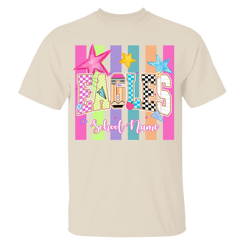 School Mascot Shirt Preppy - Custom Your Mascot School Spirit NA04 Nh00